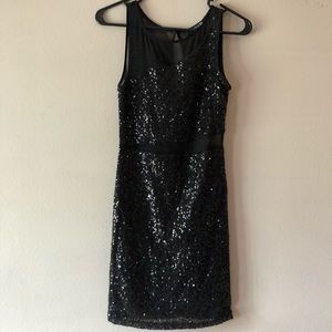 Forever 21 Black Sequined Dress